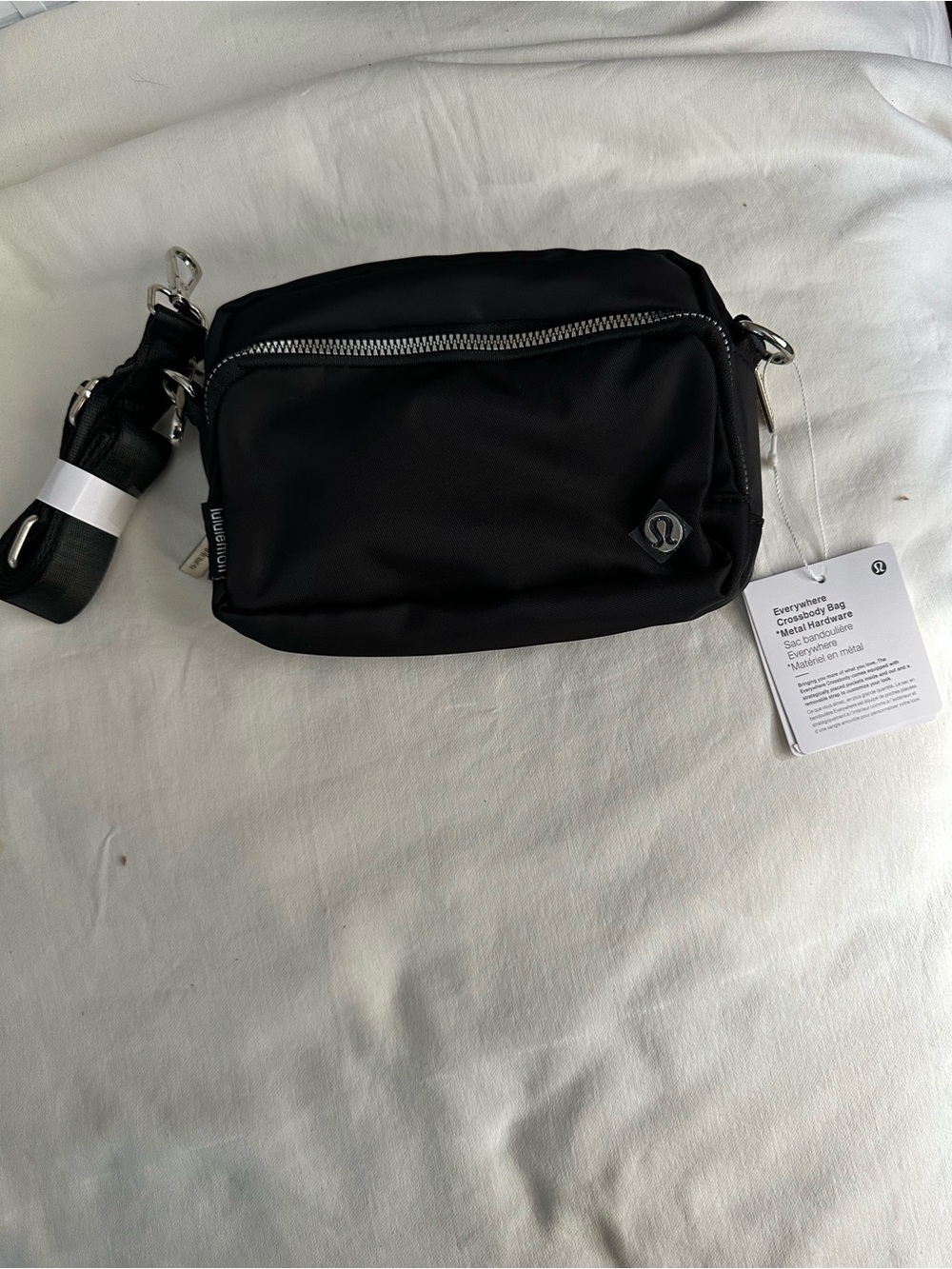 lululemon athletica Black Compact Crossbody Belt Bag